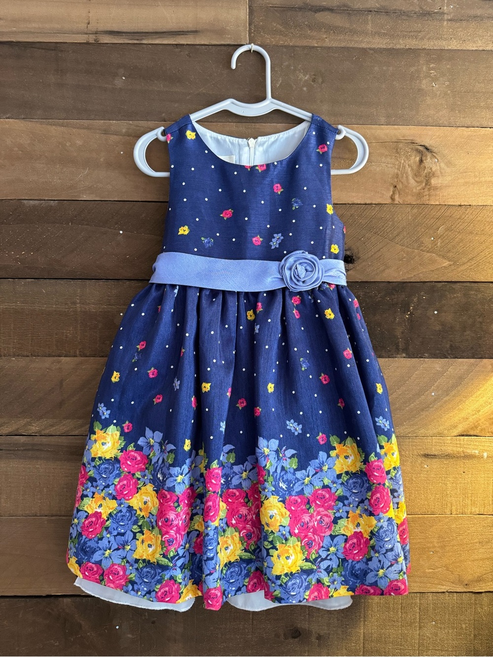 American Princess Floral Sash Dress